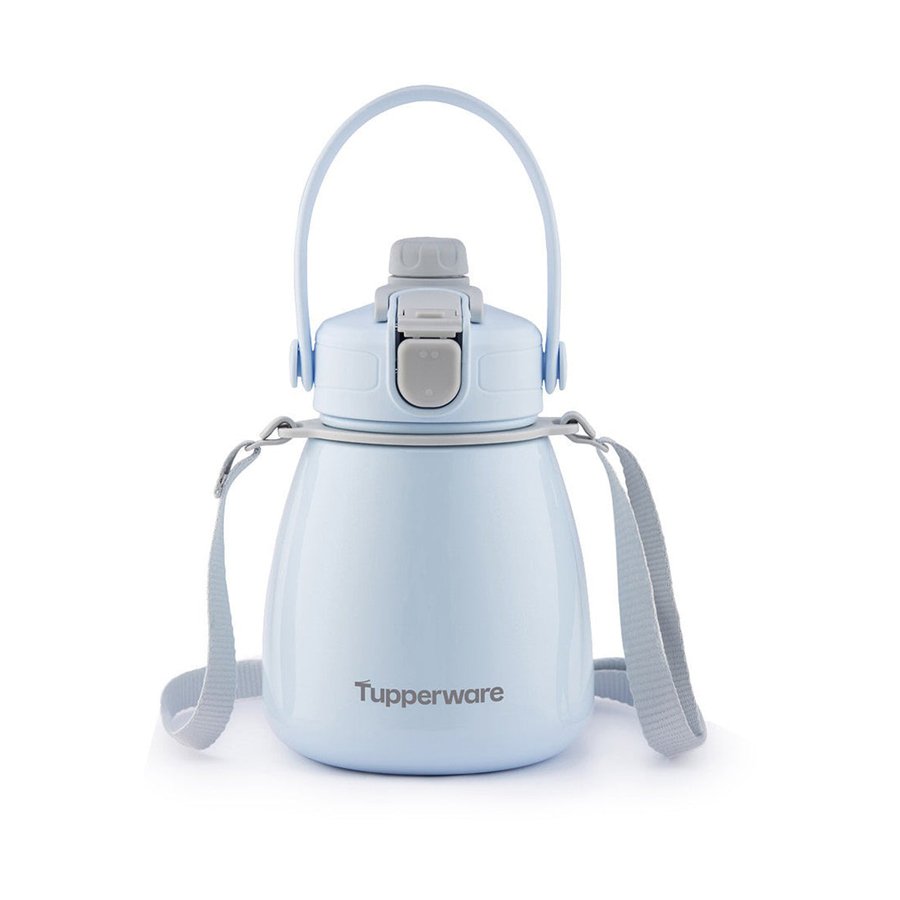 Tupperware Thermal Potbelly 1L Flask Blue Mist Blue Mist