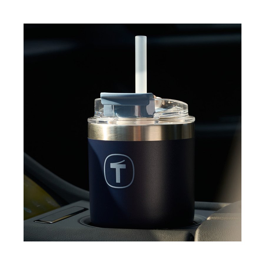 Tupperware Big T Thermal Straw Tumbler 630ml Nocturnal Sea Nocturnal Sea