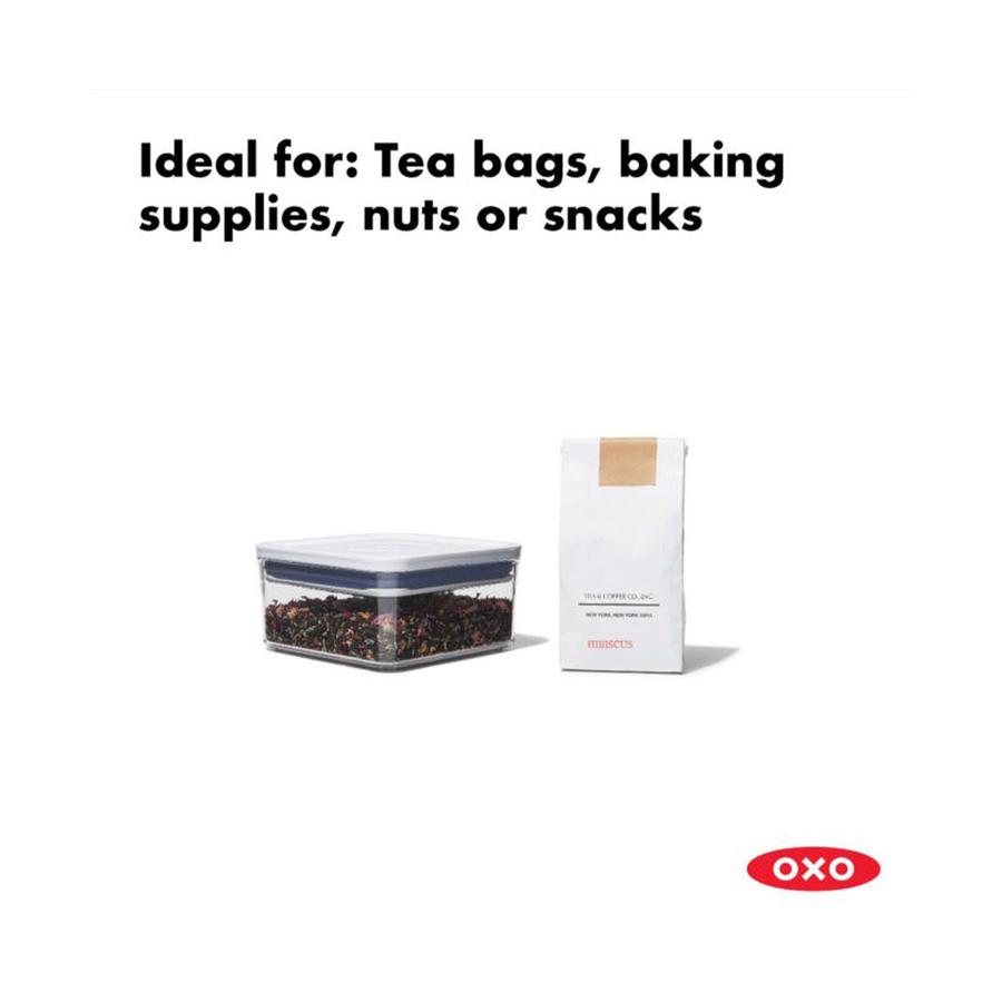 OXO Good Grips POP 1.0L Big Square Mini Container Clear Clear