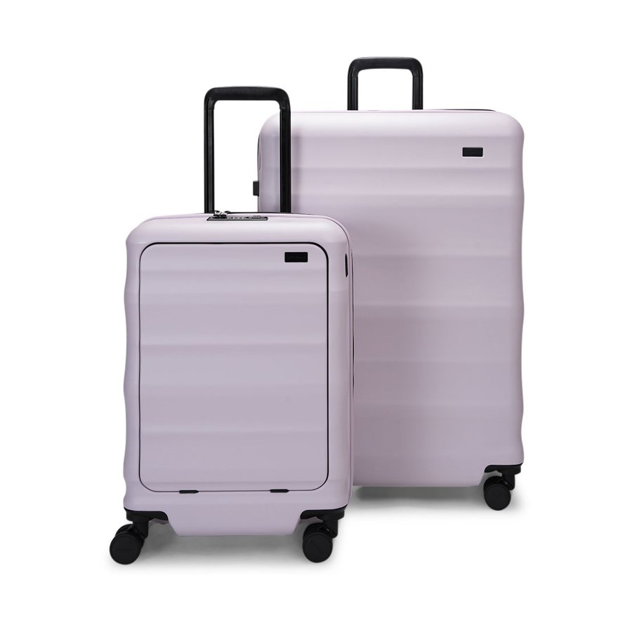 Explorer Luna-Air 55cm Front Access & 74cm Hardside Luggage Set Lilac Lilac