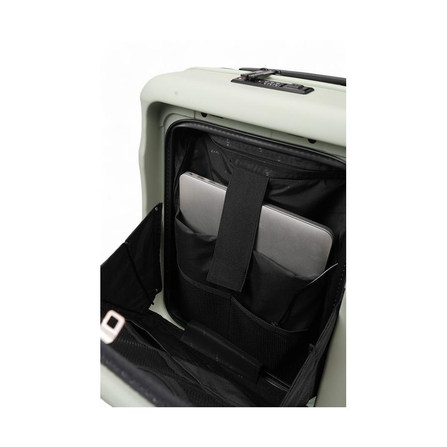 Explorer Luna-Air 55cm Front Access Hardside Carry-On Suitcase Mint Mint