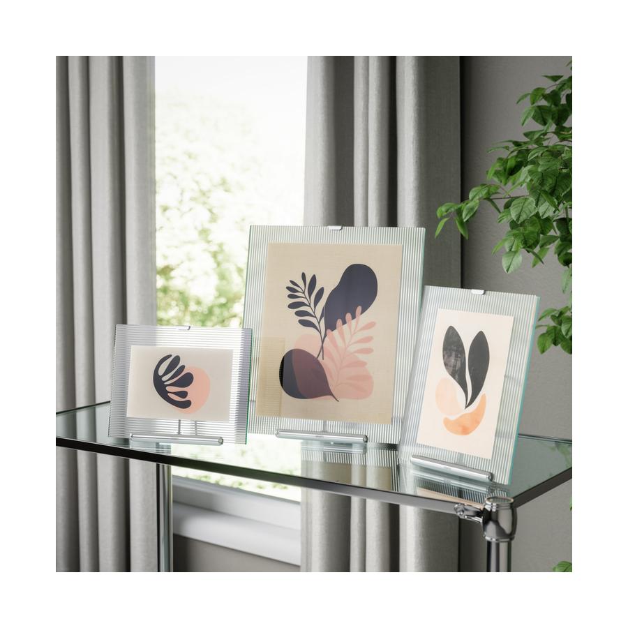 Umbra Flute 20 x 25cm Picture Frame Chrome Chrome