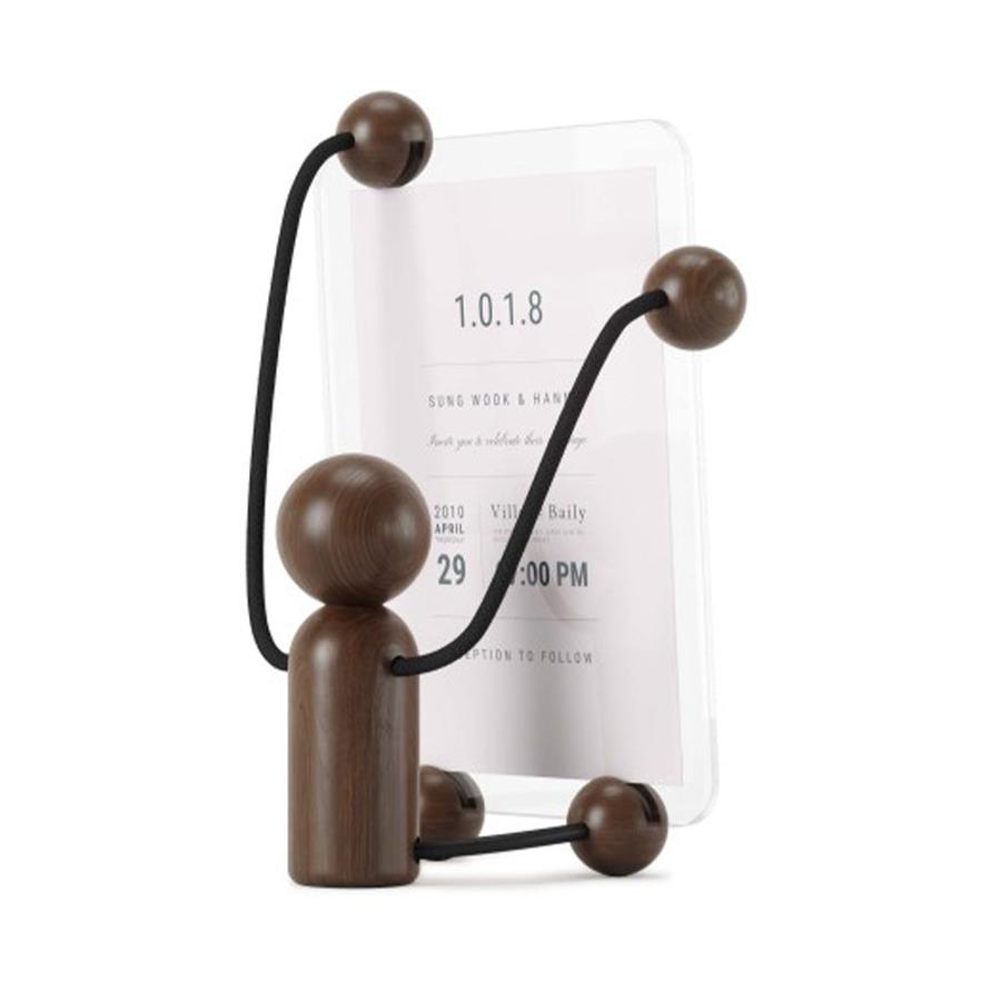 Umbra Woody Picture Frame (13cm x 18cm) Black/Walnut Black/Walnut