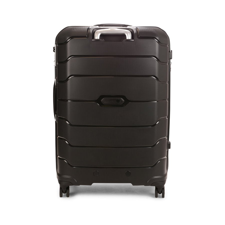 Samsonite Oc2lite 75cm Hardside Checked Suitcase Black Black