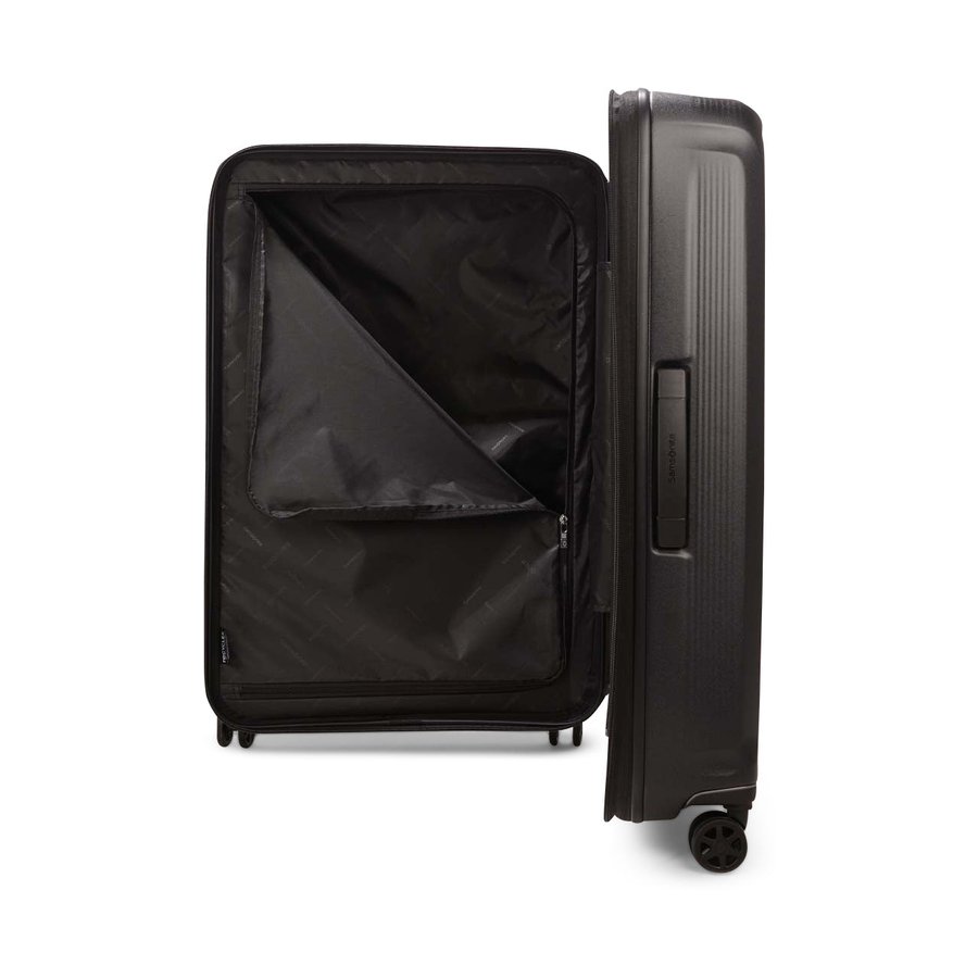 Samsonite Nuon 75cm Hardside Checked Suitcase Matte Graphite Matte Graphite