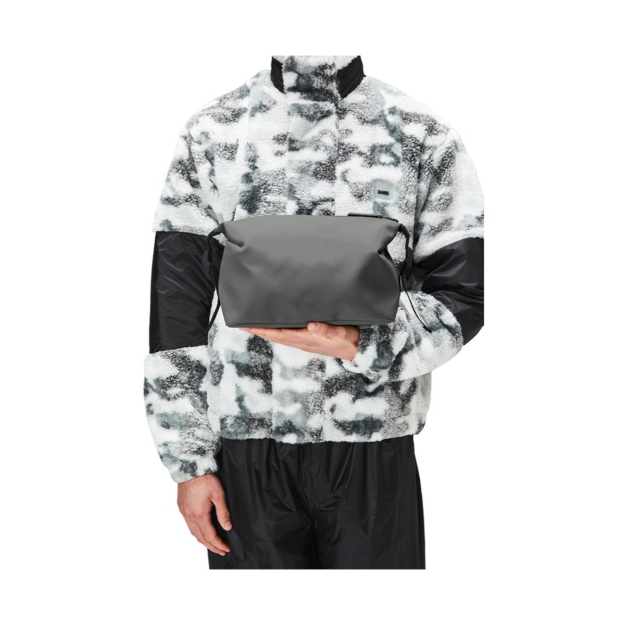 Rains Hilo Wash Bag Grey Grey