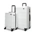 Explorer Luna-Air 55cm Front Access & 74cm Hardside Luggage Set White