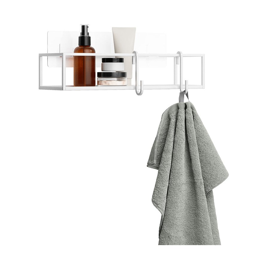 Umbra Cubiko Shower Bins (Set of 2) White White