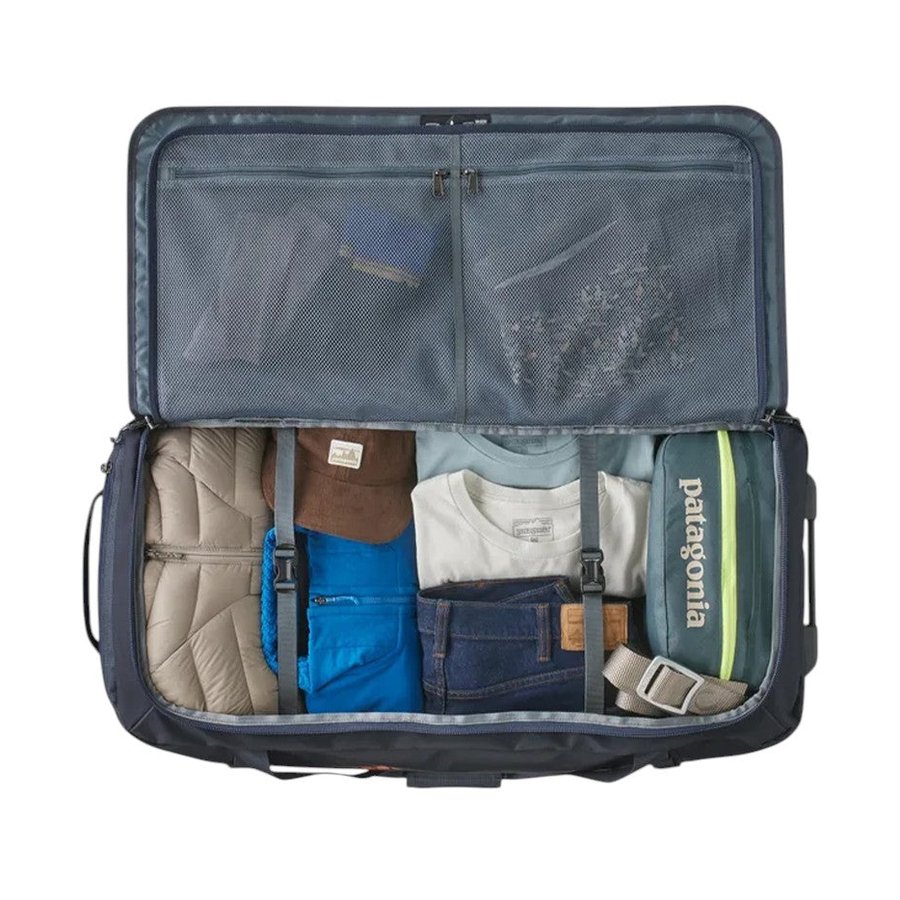 Patagonia Black Hole Matte Wheeled Duffle 100L Smolder Blue Smolder Blue