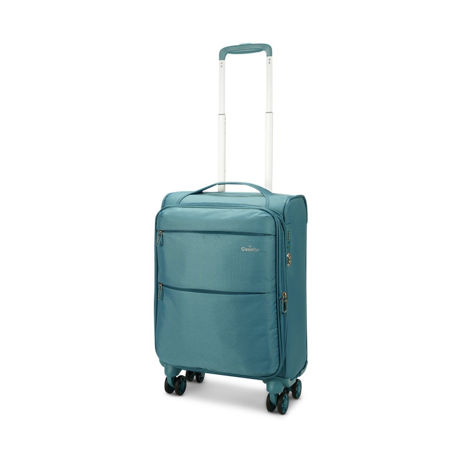 Caselite Ultra 55cm Softside Carry-On Suitcase Teal Teal