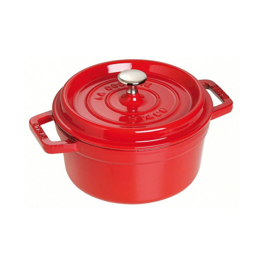 Staub 28cm (6.7L) Round Cocotte Cherry Red Cherry Red