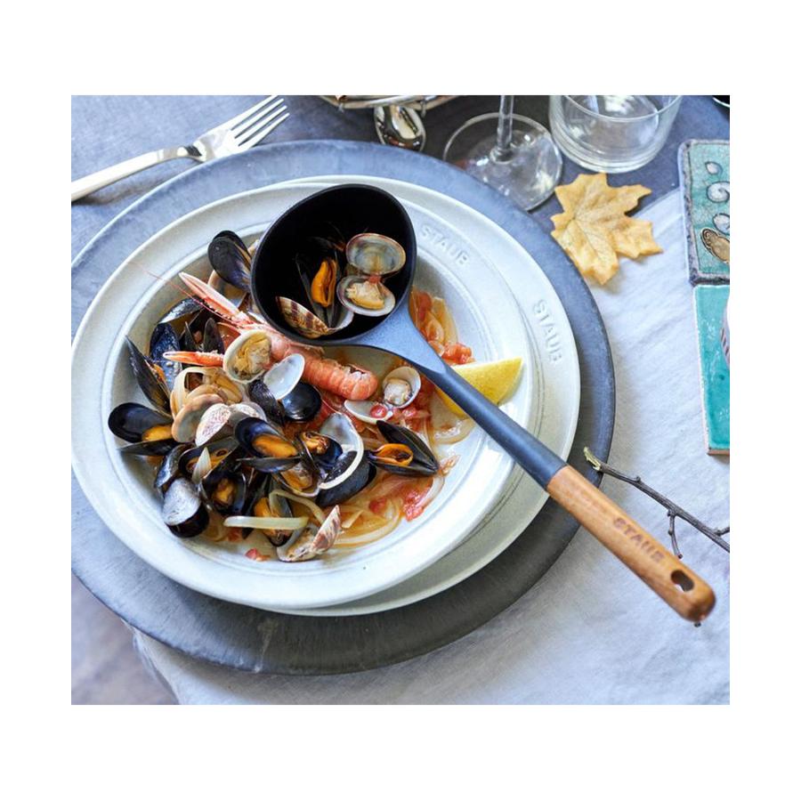 Staub Soup Ladle Black/Natural Black/Natural