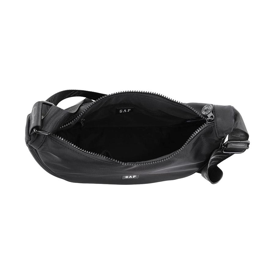 Gap Avaya Ladies Nylon Crescent Crossbody Bag Black Black