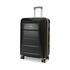Pierre Cardin Marino 70cm Hardside Checked Suitcase Black