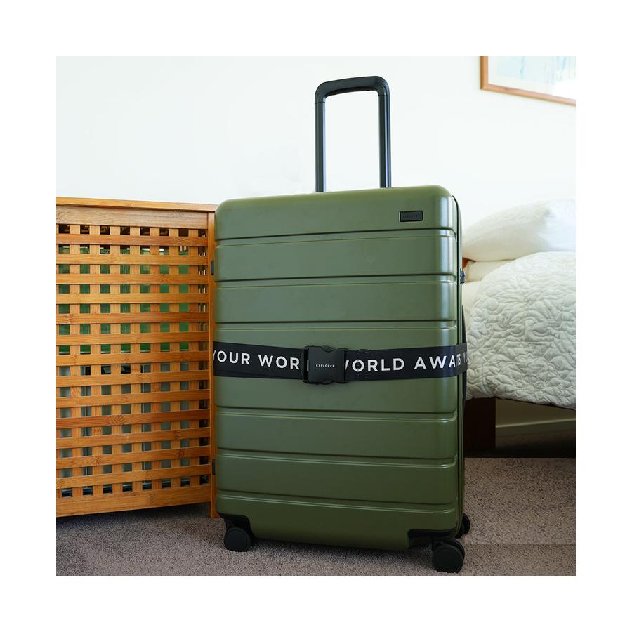 Explorer Luggage Strap Black Black