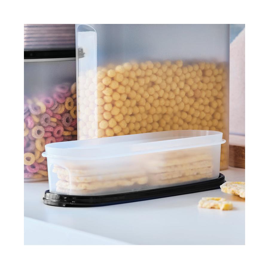 Tupperware Modular Mates Super Oval #1 Black Black