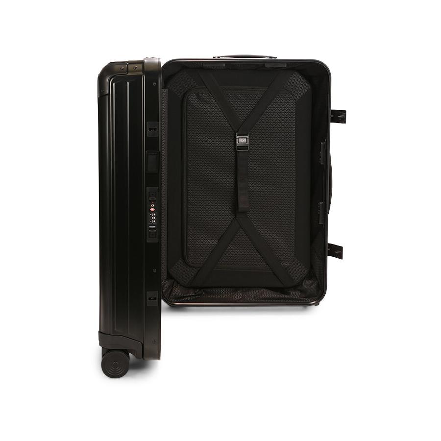 Samsonite Lite-Box ALU 69cm Hardside Checked Suitcase Black Black