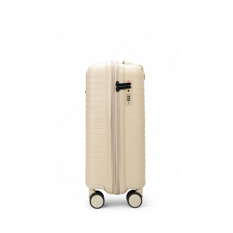 Caselite Summit 56cm Hardside Carry-On Suitcase Beige Beige