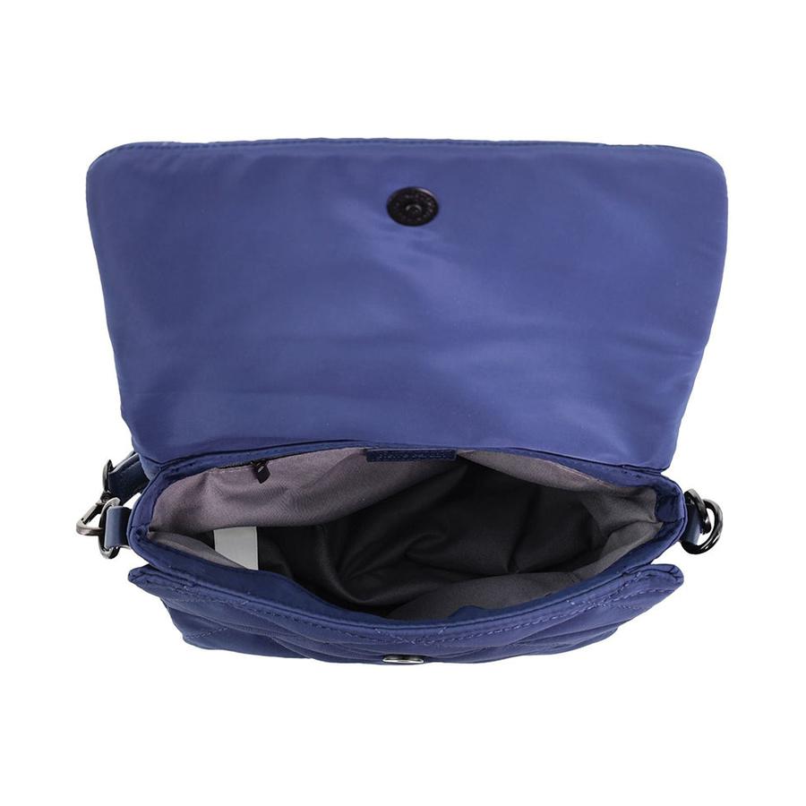 Pierre Cardin Marzia Ladies Nylon Textured Crossbody Bag Navy Navy