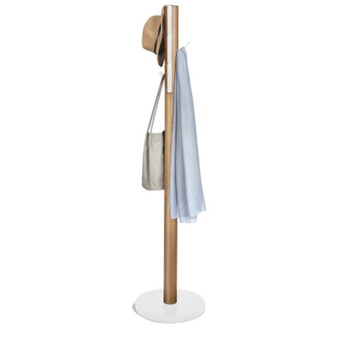 Umbra Flapper Coat Rack White/Natural