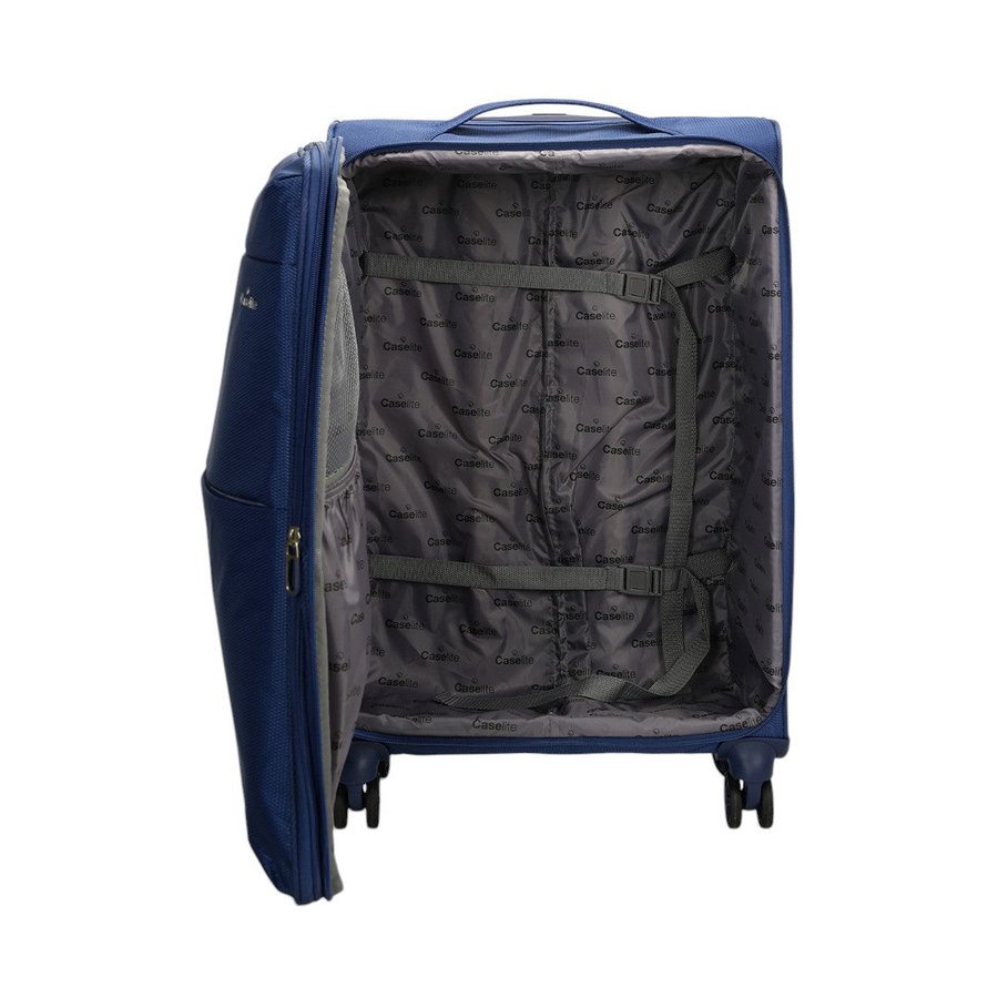 Caselite Ultra 55cm & 69cm Softside Luggage Set with Laptop Bag Navy Navy