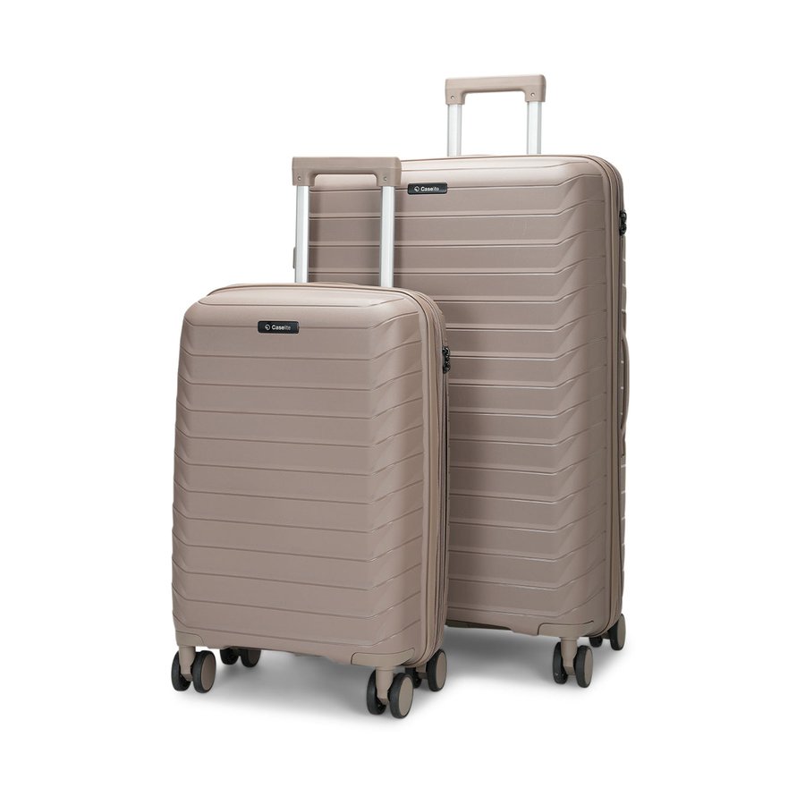 Caselite Expedition 56cm & 75cm Hardside Luggage Set Earth Earth