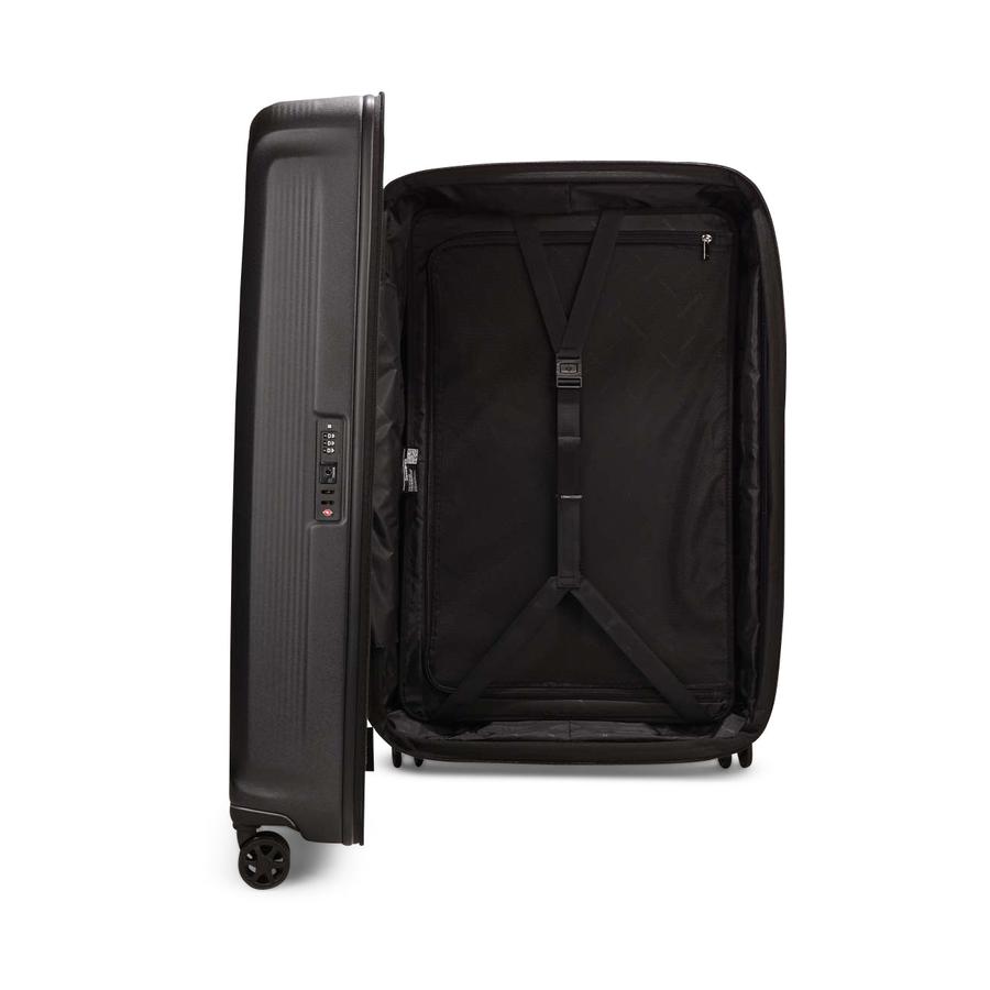 Samsonite Nuon 75cm Hardside Checked Suitcase Matte Graphite Matte Graphite