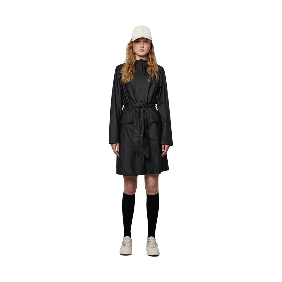 Rains Curve Jacket Black Default Title