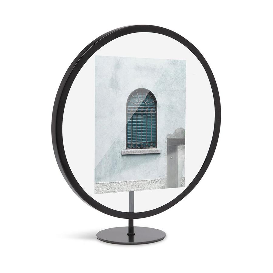 Umbra Infinity Floating Round Picture Frame - 13cm x 18cm Black Black
