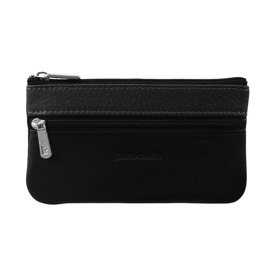 Pierre Cardin Tiana Italian Leather Coin Purse Black Black