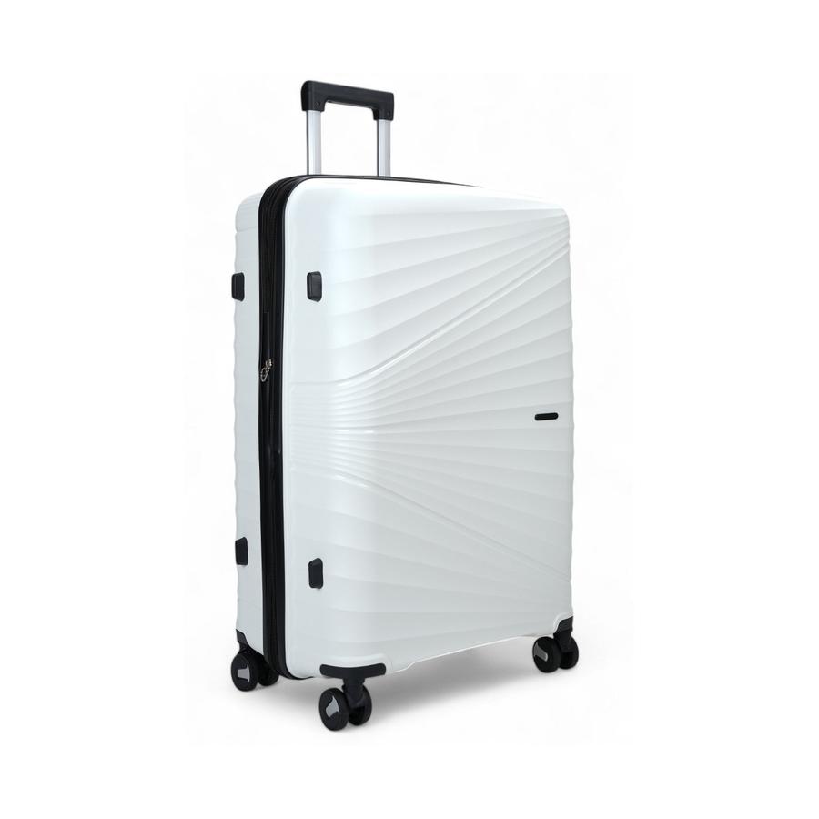 Nomad Aspire 75cm Hardside Checked Suitcase White White