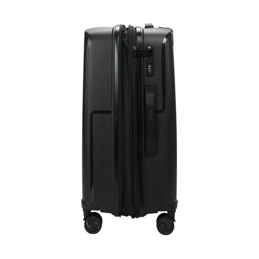 Caselite Aero 56cm & 65cm Hardside Luggage Set Black Black