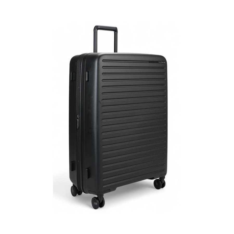 Samsonite Restackd 55cm & 75cm Hardside Luggage Set Black Black
