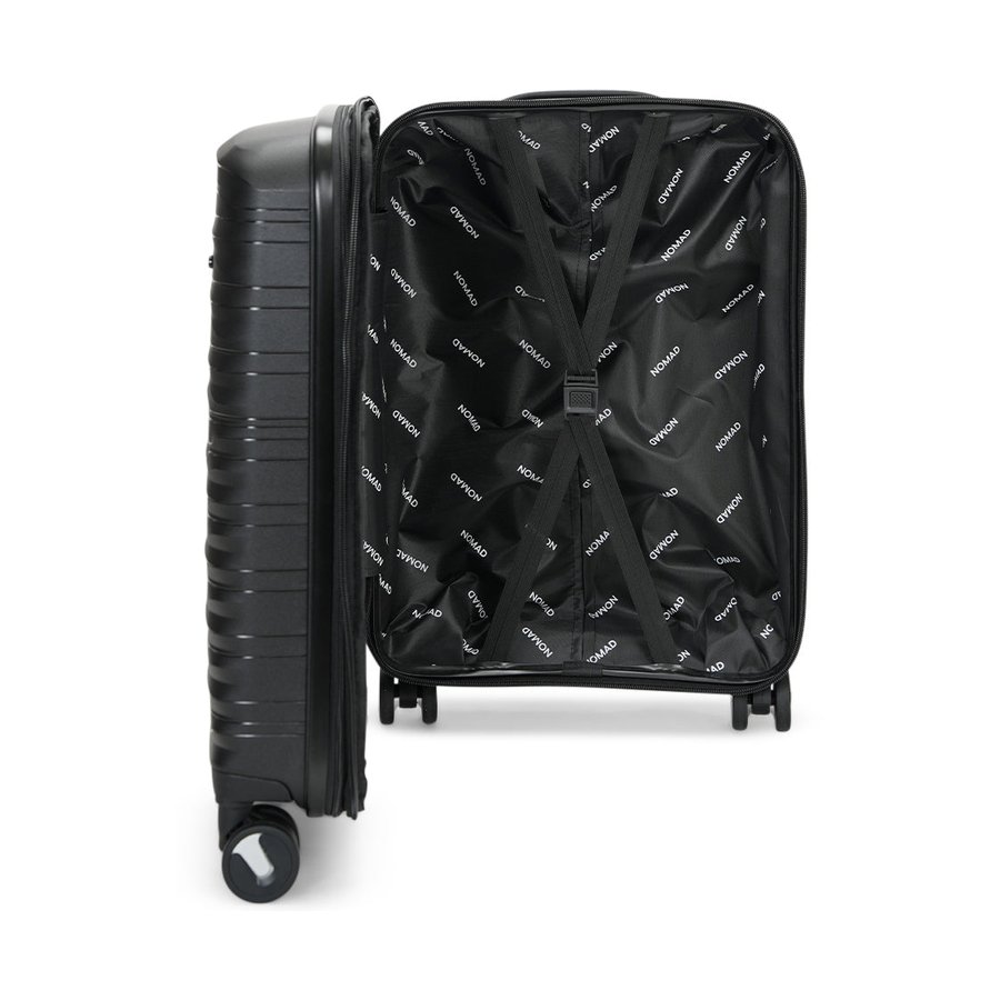 Nomad Discover 56cm & 65cm Hardside Luggage Set Black Black