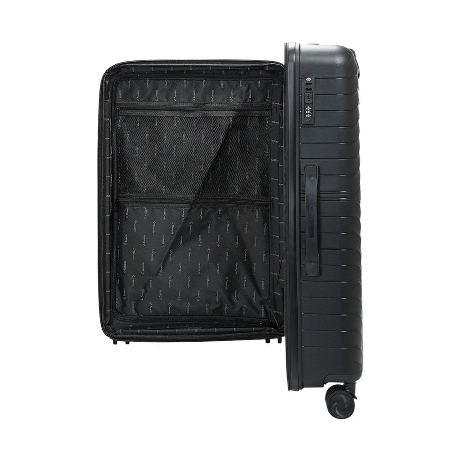 Caselite Summit 56cm, 65cm & 75cm Hardside Luggage Set Black Black