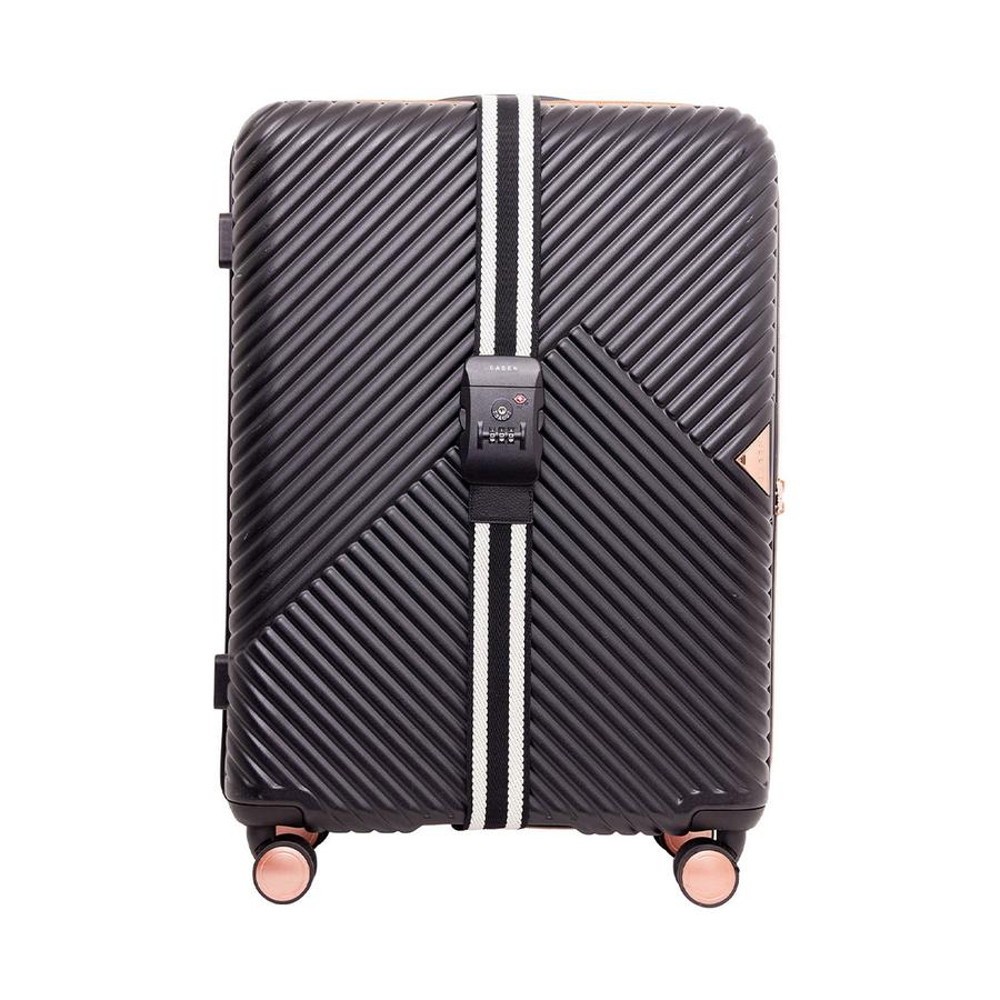 Saben London Luggage Strap Black Stripe Black Stripe