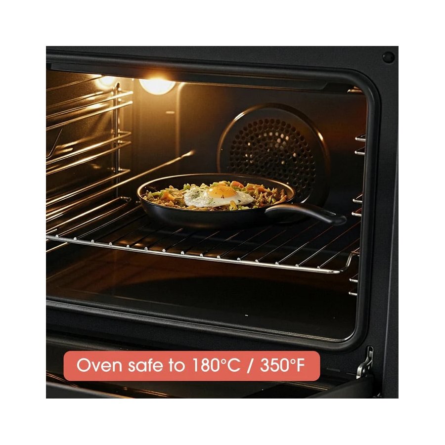 Raco Everyday Essentials 28cm Nonstick Induction Frypan Black Black