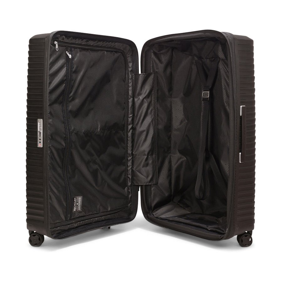 Samsonite Upscape 81cm Hardside Checked Suitcase Black Black