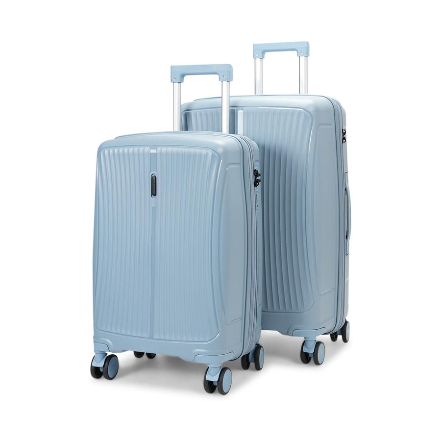 Nomad Quest 56cm & 65cm Hardside Luggage Set Steel Blue Steel Blue