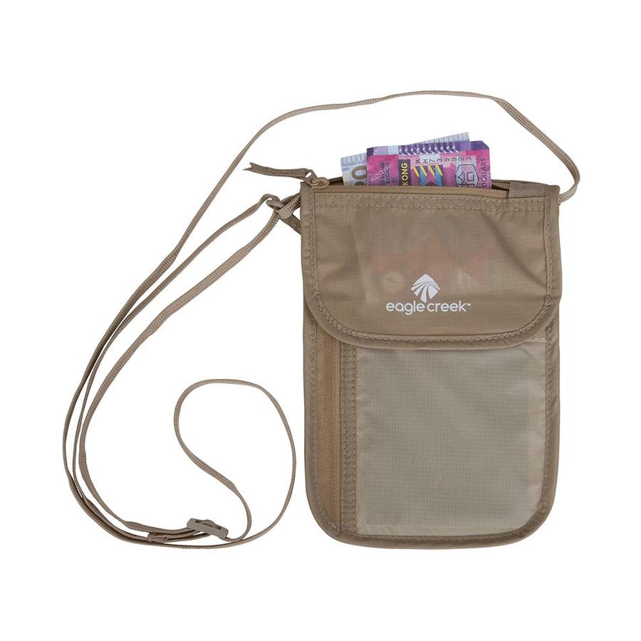 Eagle Creek Undercover Neck Wallet DLX Khaki Khaki