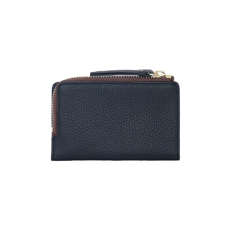 Saben Wednesday Wallet Black + Croc + White Stitch Black + Croc + White Stitch