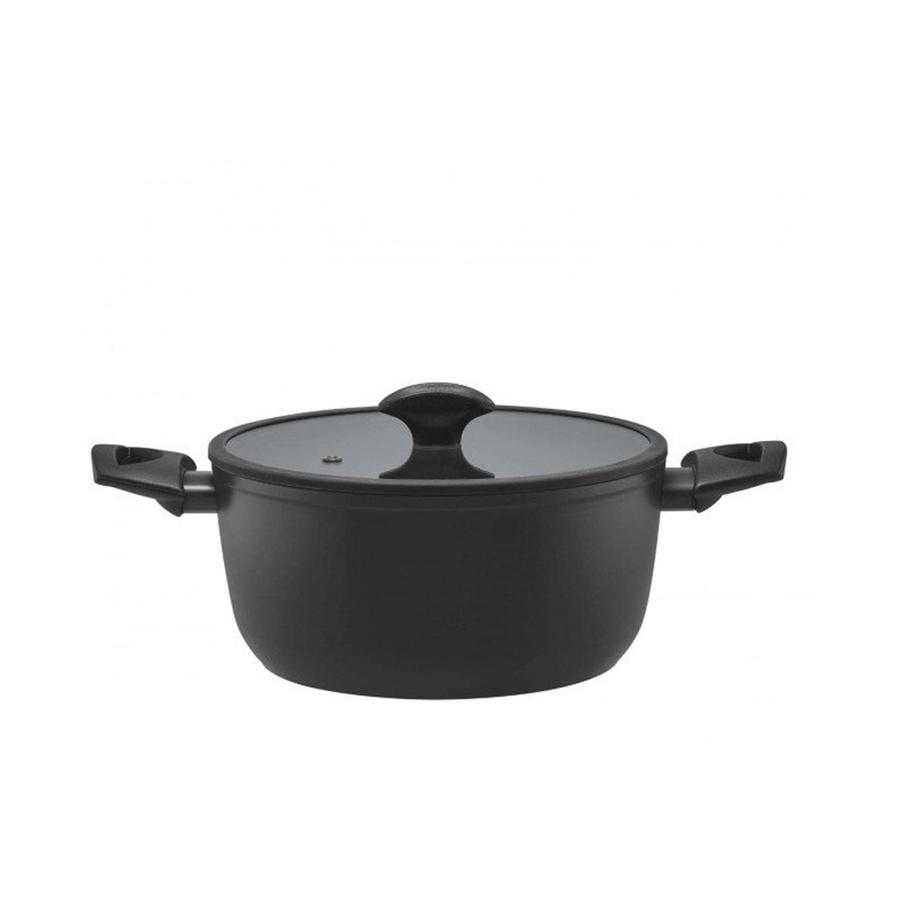 Essteele Per Salute 24cm (4.5L) Covered Casserole Black Black