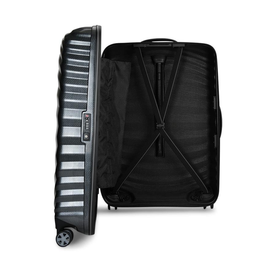 Samsonite Lite-Shock Sport 55cm & 75cm CURV Luggage Set Black Black