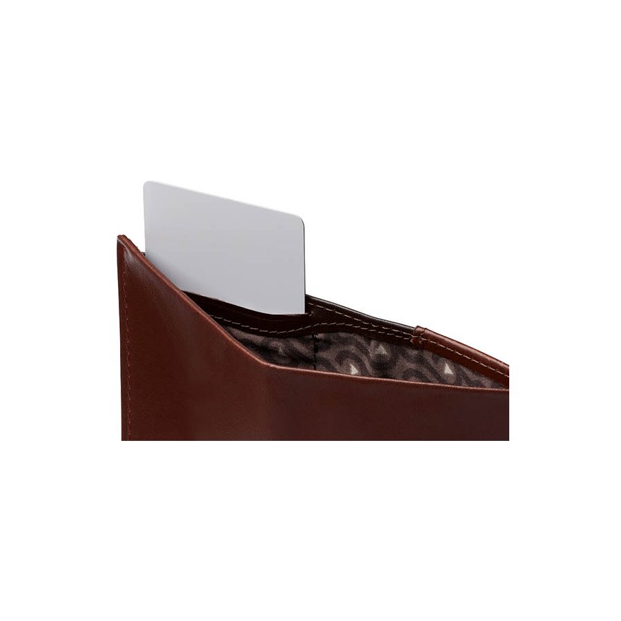 Bellroy RFID Note Sleeve Leather Wallet Cocoa Cocoa