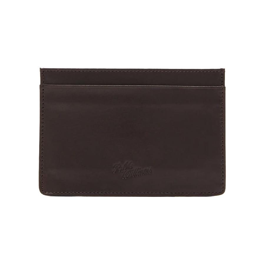 RM Williams Singleton Vertical Card Holder Wallet Dark Brown Dark Brown
