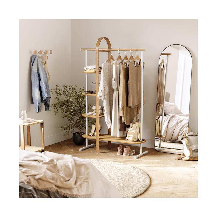 Umbra Bellwood Garment Rack White/Natural White/Natural