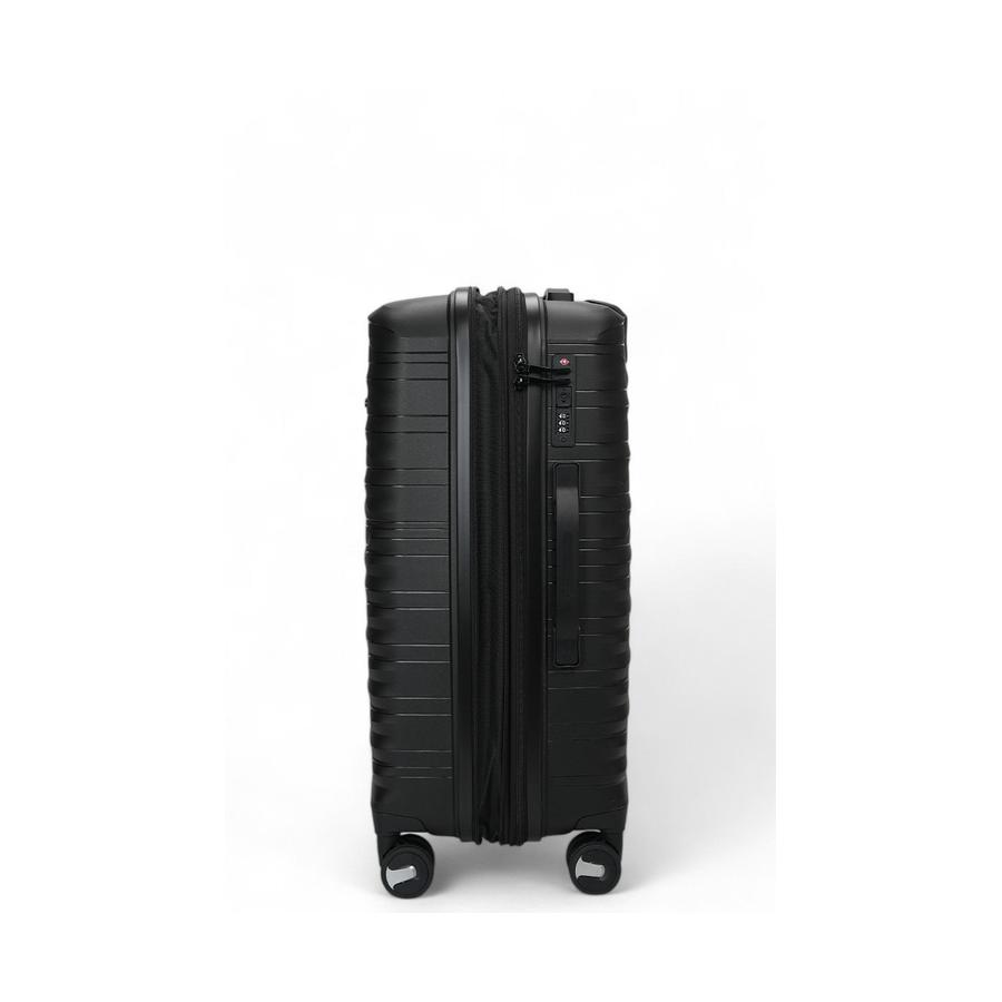 Nomad Discover 65cm Hardside Checked Suitcase Black Black