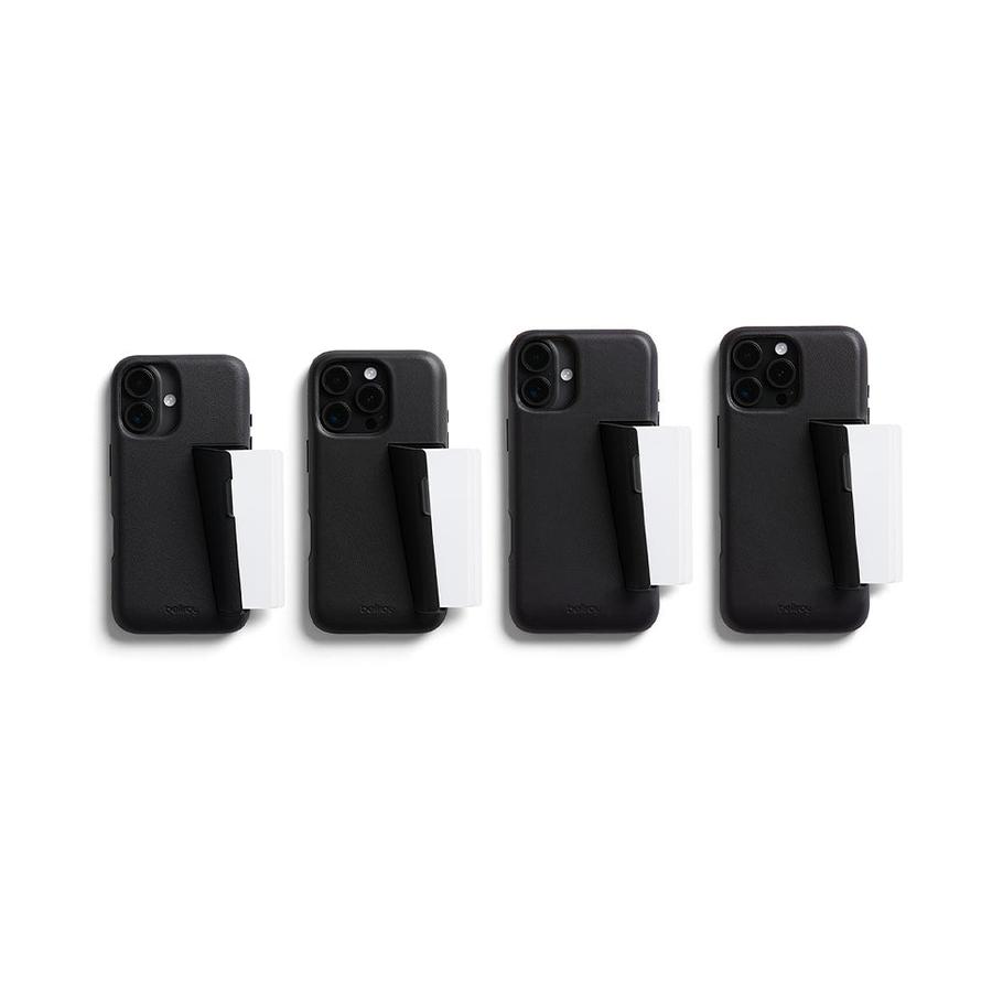 Bellroy iPhone 16 Pro Max Phone Case – 3 Card Black Black