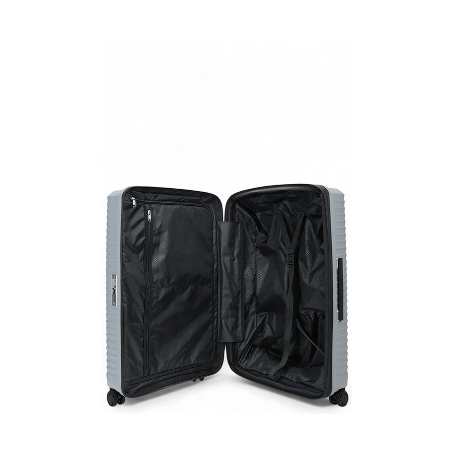Samsonite Upscape 75cm Hardside Checked Suitcase Platinum Platinum