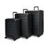 Explorer Arlo Pro 52cm Front Access, 65cm & 75cm Hardside Luggage Set Black